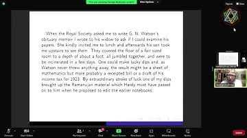 My Debts to Srinivasa Ramanujan and Alladi Ramakrishnan by George Andrews