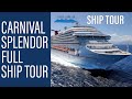 Carnival Splendor Full Ship Tour