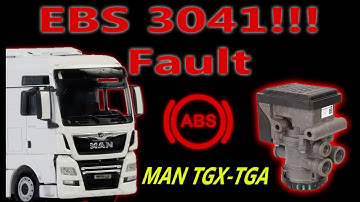 MAN ABS Fault DTC 3041.How to fix ABS Module!
