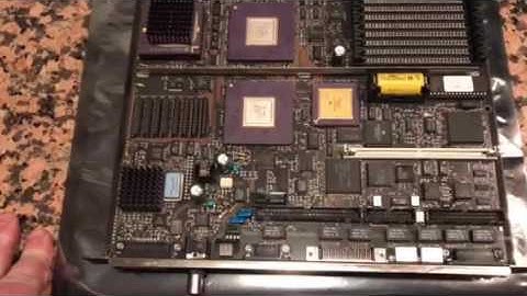 NeXT Cube 68040 25 MHz motherboard with video problems