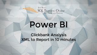 Clickbank Product Analysis from the XML Feed - #PowerBI 001