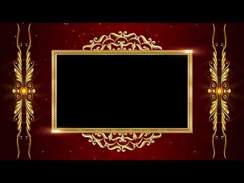 Elegance Golden Wedding Frame Video Effect HD360p 