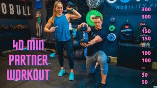 40 MIN PARTNER WORKOUT- CROSSFIT