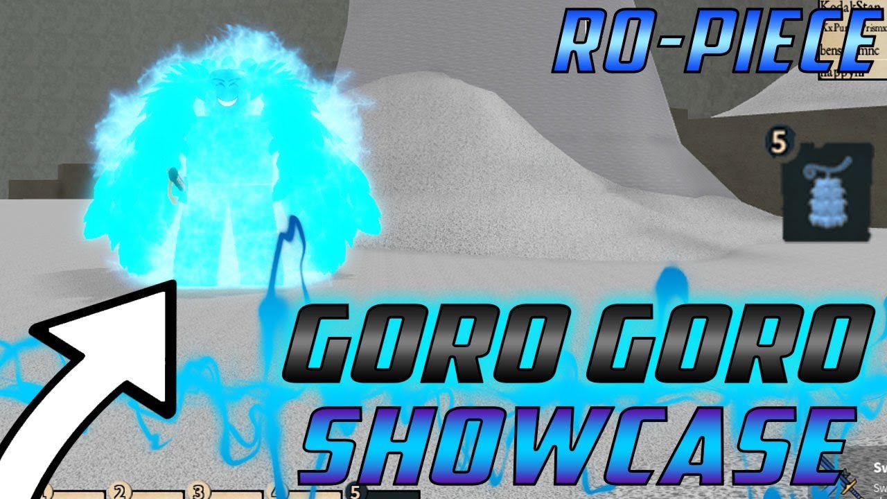 Ro-Piece Goro Goro no mi devil fruit showcase 