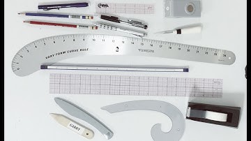 My Drafting Tools - Fashion Pattern making