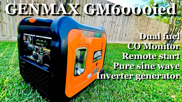 Unbox and Review of GENMAX GM6000ied Dual Fuel Inverter Generator