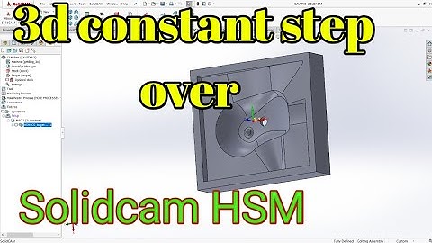 3d Constant step over