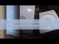 Review ALLYOUGER Hot &amp; Cold Top Loading Water Dispenser,5 Gallons Water Coolers with Child Safety Lo