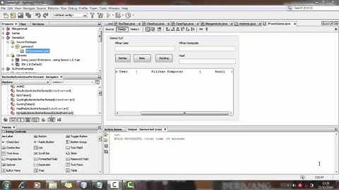 Membuat Games Gunting Batu Kertas dengan Java - 2 Membuat Tombol dan User Field