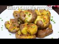 Crispy smashed potatoes  sweet and savory meals