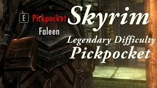 The Elder Scrolls V: Skyrim - How to Pickpocket to 100