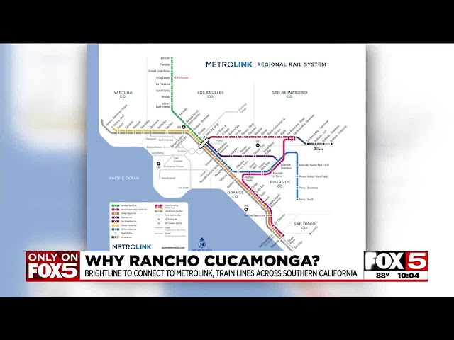 Why will high-speed train from Vegas go to Rancho Cucamonga, CA instead of Los Angeles? class=