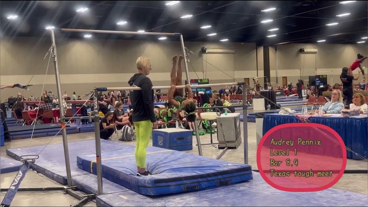 Gymnastic level 1 Bar routine 2022 YouTube