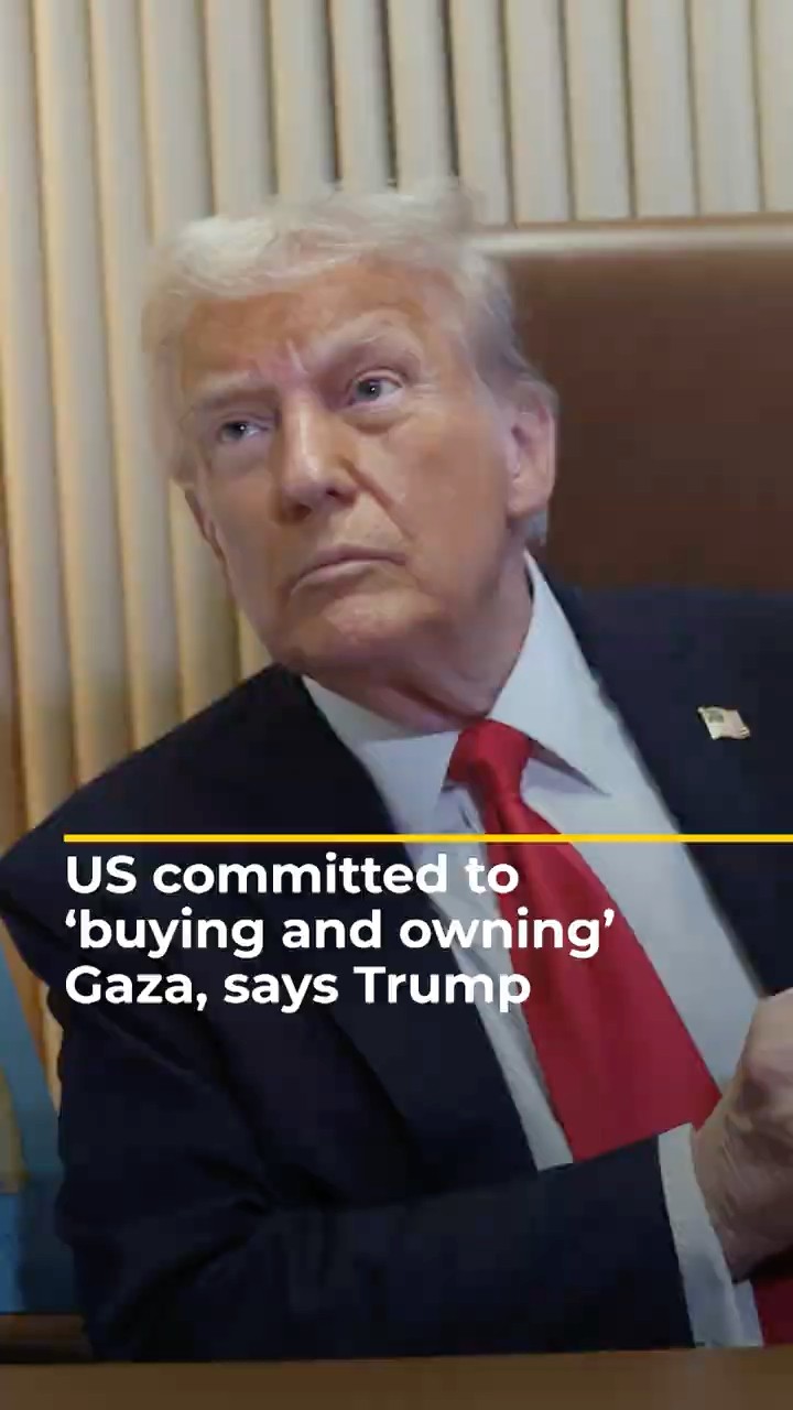 US committed to ‘buying and owning’ Gaza, says Trump I AJ #shorts