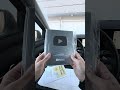 Unboxing My Silver Play Button #youtube #satisfying #unboxing #asmr
