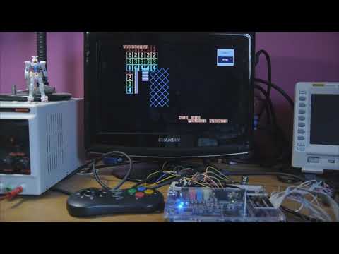 NeoGeo FPGA project: minimal cart and video testing on Terasic DE-1