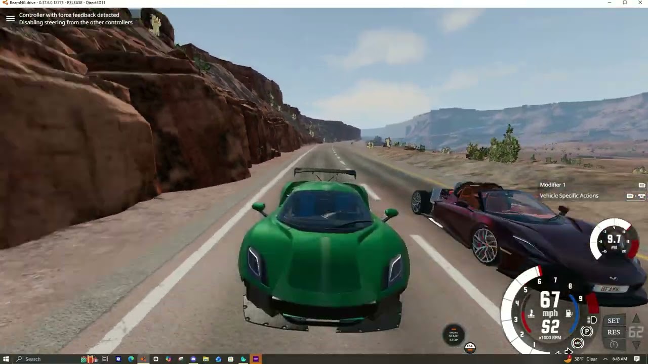 RACING AND TESTING ACCELERATION