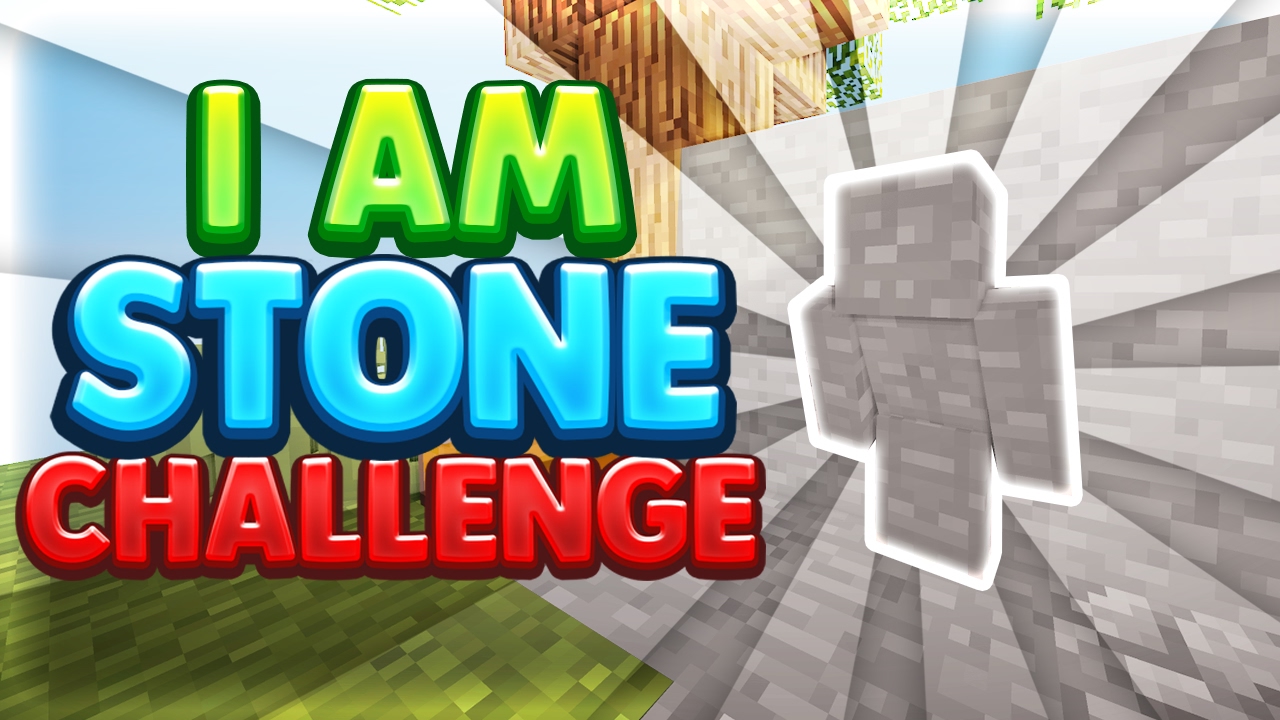 I AM STONE CHALLENGE Hypixel Skywars Trolling YouTube