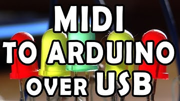 Arduino receives MIDI data from a DAW over USB