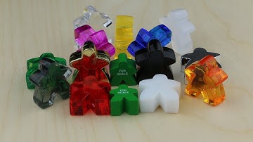 Large Acrylic Meeple - Board Game Pieces from The Game Crafter