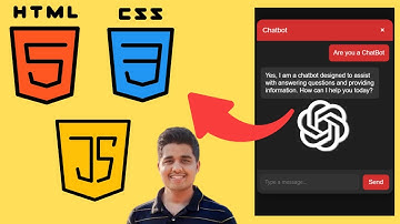 Build a ChatGPT AI Chatbot HTML, CSS, JS in 2025 – Easy Guide!