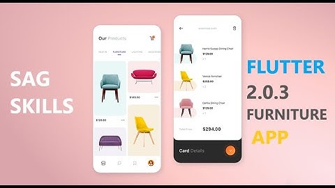 #1 flutter furniture app project with flutter 2.0.3