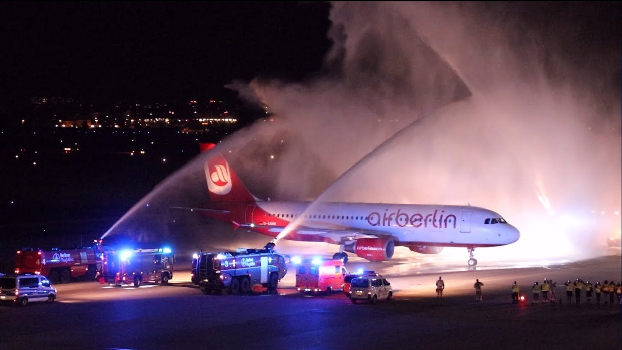 Air Berlin Forever With Atc Last Air Berlin Flight Arriving At Berlin Tegel Youtube