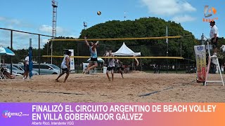 Finalizó el Circuito Argentino de Beach Volley en Villa Gobernador Gálvez