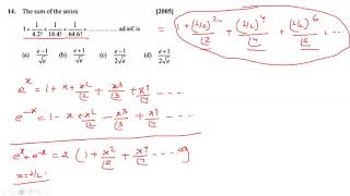 AIEEE 2005 sequence & series question