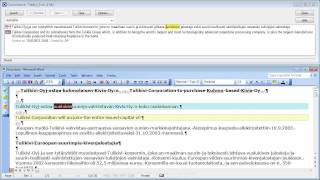 Concordance: Trados Workbench (part 3 of 6)