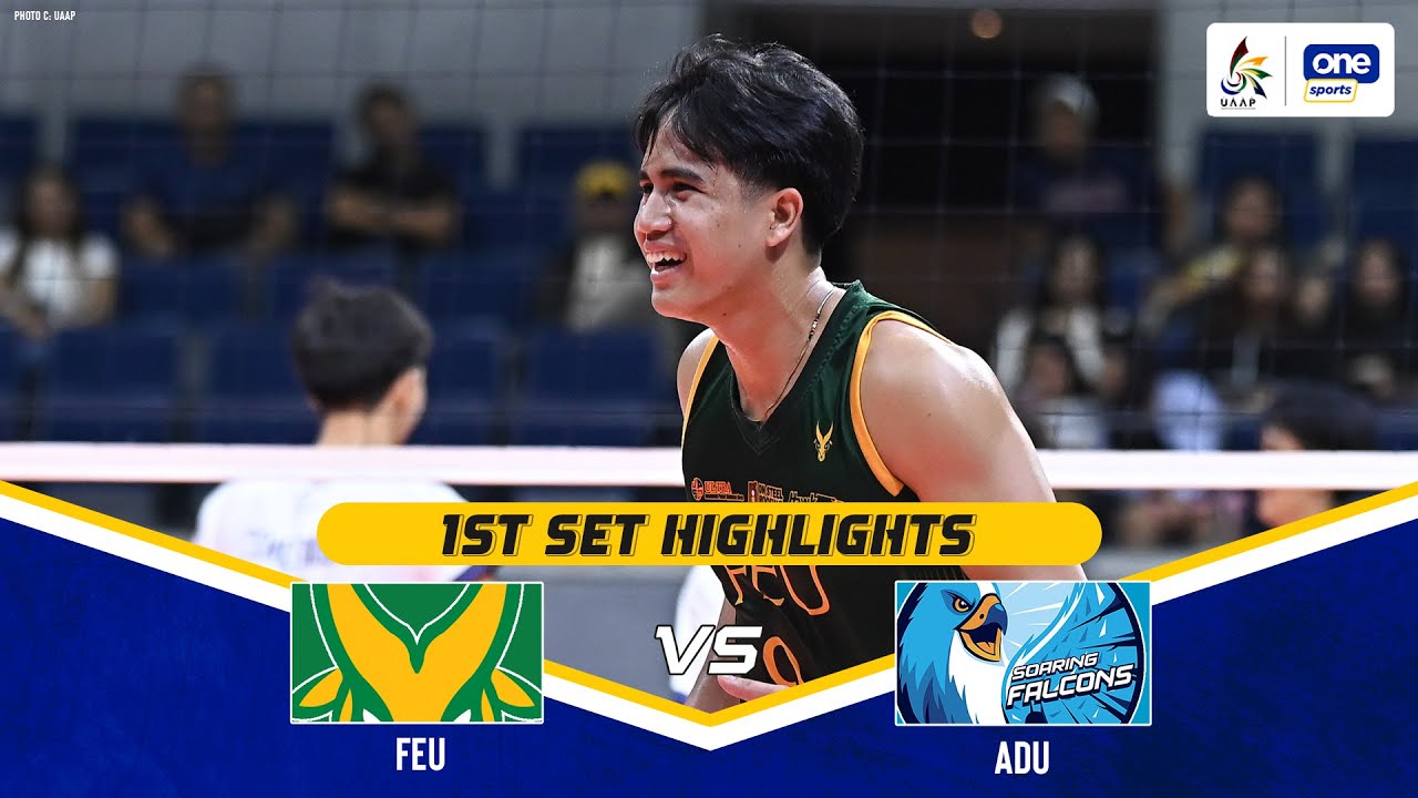 AdU vs. FEU | SET 1 GAME HIGHLIGHTS | UAAP SEASON 87 MEN'S VOLLEYBALL ...