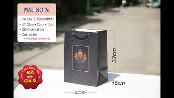 Túi giấy đựng rượu Chivas 21 - Mẫu số 3,  Giá bán:8.500 vnđ/cái