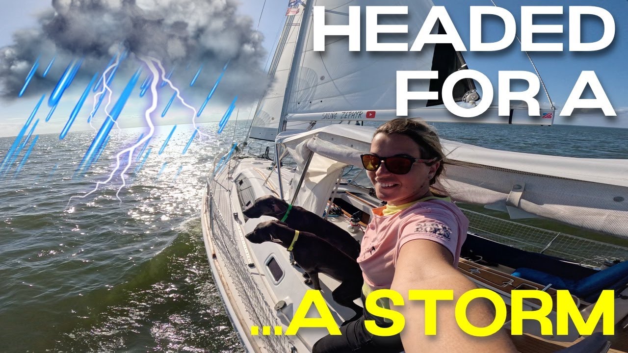 Facing Nature’s Fury: Battening Down the Hatches as Storm Approaches on Our Sailboat – Ep. 223