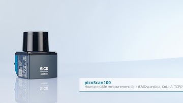 How to enable measurement data (LMDscandata, CoLa A, TCP)? (picoScan100)