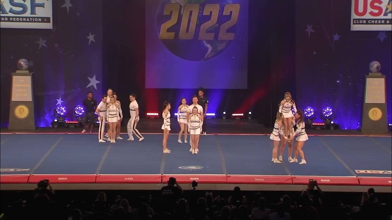 Vision Cheer Company Clarity in Finals at The Cheerleading Worlds