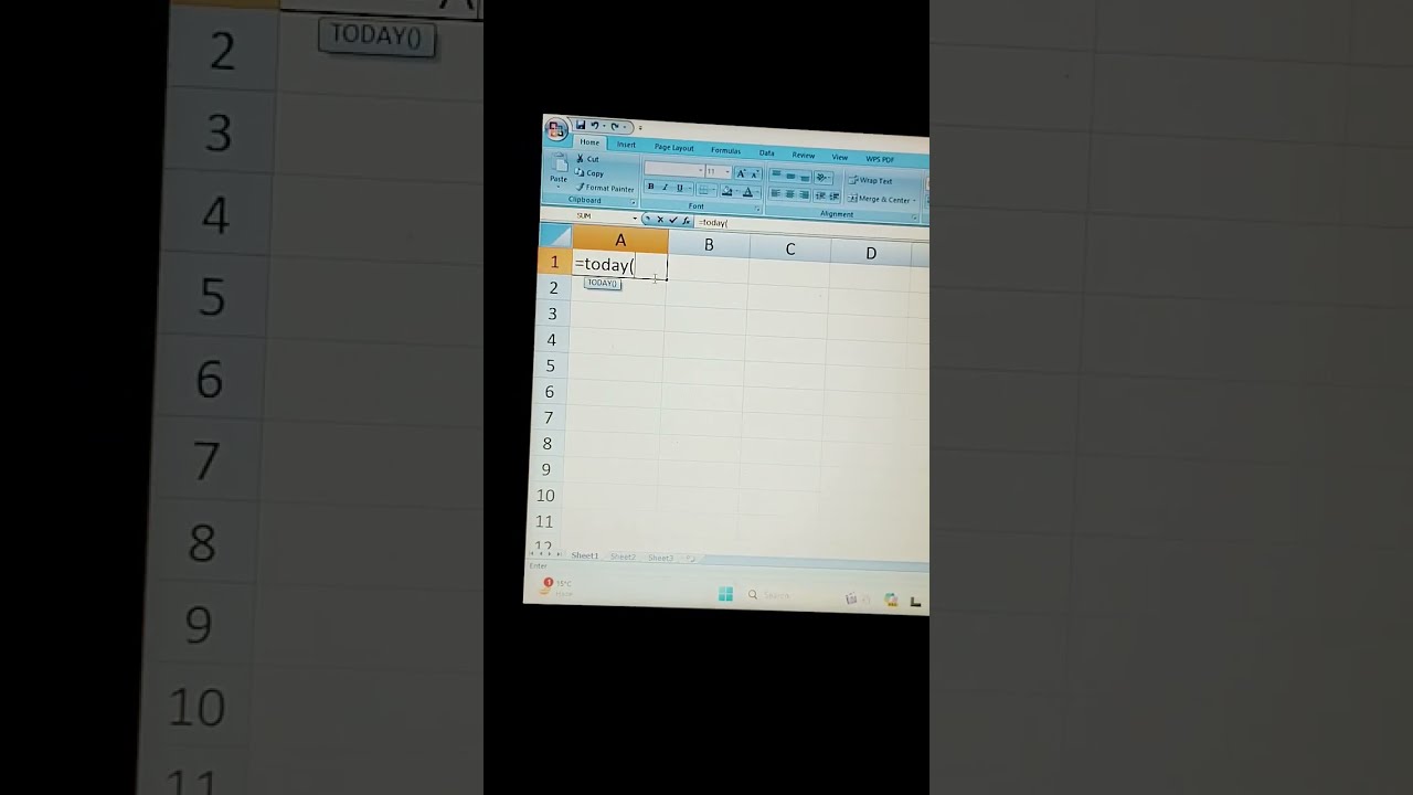Current Date Formula In Excel excel Hum Aaj Ki Date Kese Nikale Ms Current Date Formula In Excel excel Hum Aaj Ki Date Kese Nikale Ms