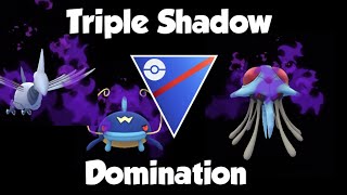 9-1 RUN TRIPLE SHADOW DOMINATION Great League Shadow Whiscash Skarmory & Tentacruel ‎@PurpleKyogre 