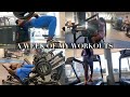 GYM VLOG | A WEEK OF MY WORKOUTS *college student* | GLUTES, ABS, BACK, ARMS | MichelleGabrielle