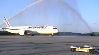 Bon voyage! RDU welcomes Air France's inaugural flight from Paris