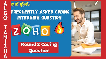 Zoho Frequently asked coding question | zoho interview question | freshers zoho job 2021 | round 2