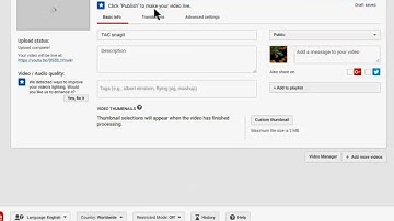 Uploading Snagit videos to YouTube