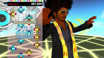 [DDR V Alpha] RISING FIRE HAWK / L.E.D.-G (Difficult)