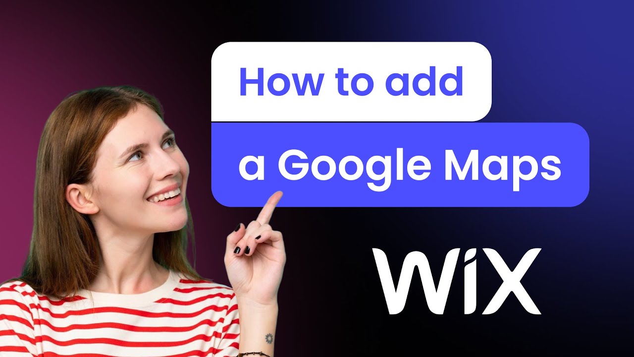 How to add a Google Maps to Wix - YouTube