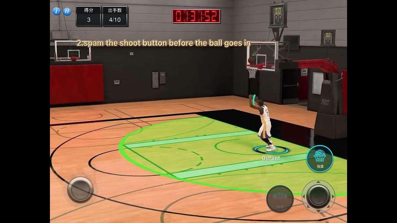 how to do a upand down layup in nba 2k mobile！！💪💪🏀🏀 YouTube