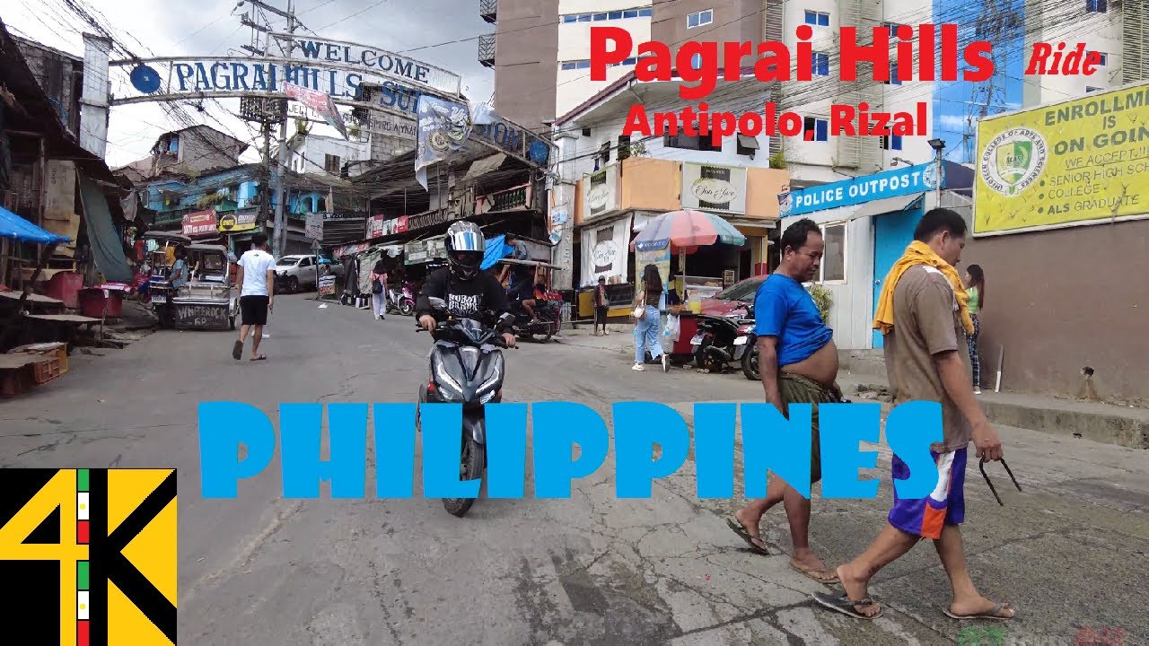 4K | Pagrai Hills Scooter Ride Tour Antipolo Rizal Philippines