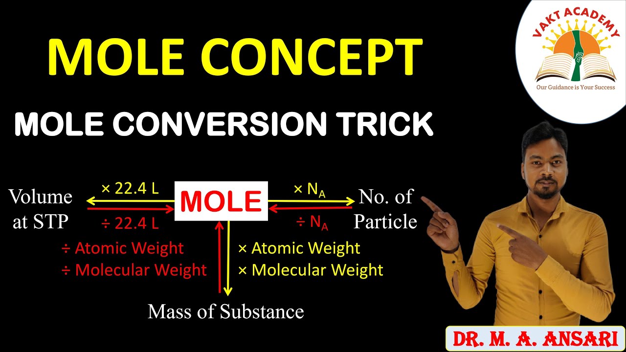 assignment on mole concept class 11