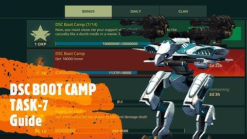 WAR ROBOTS DSC BOOT CAMP EVENT || TASK-7 || GUIDE