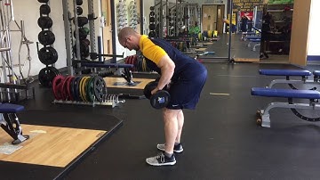 Unsupported Dumbbell Row