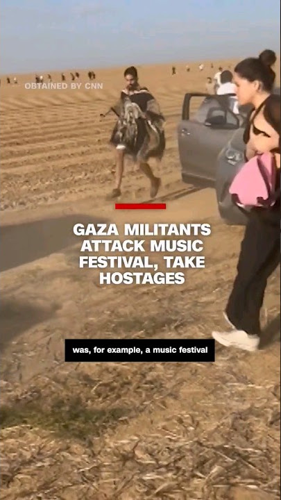Gaza militants attack music festival, take hostages