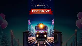New Year Carnival Offer Get Flat 15% Off On All Ticket Bookings